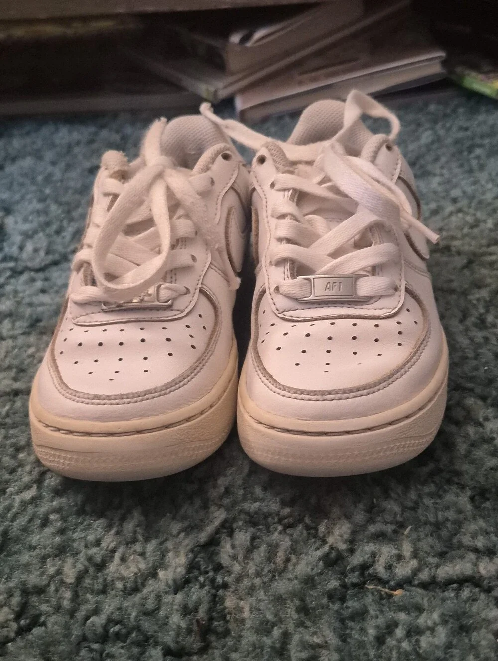 Nike Air Force 1 GS White Sneakers Youth 1